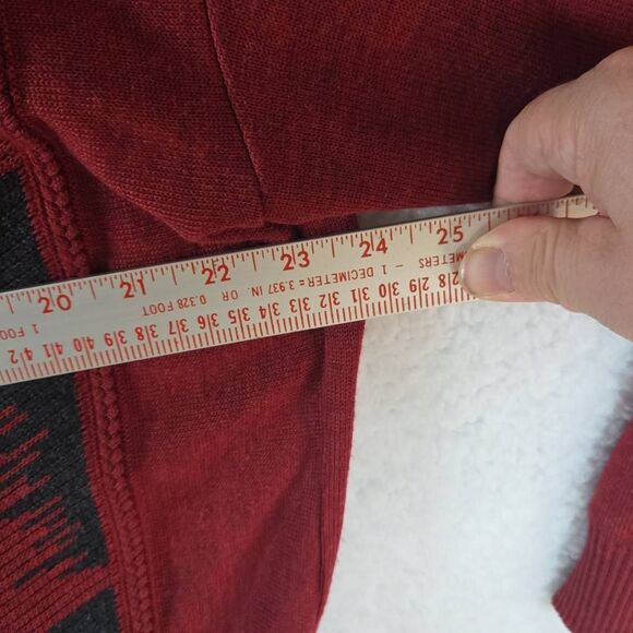 Vintage St. Croix Men's Collared Knit Long Sleeve Polo Sweater Maroon XL - Picture 4 of 6